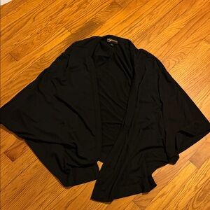 Serena Williams Signature Statement Black Open Front Cardigan size 1X